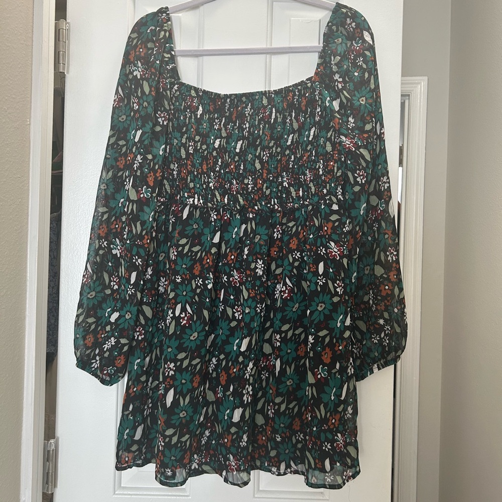Floral Print Women's Dress